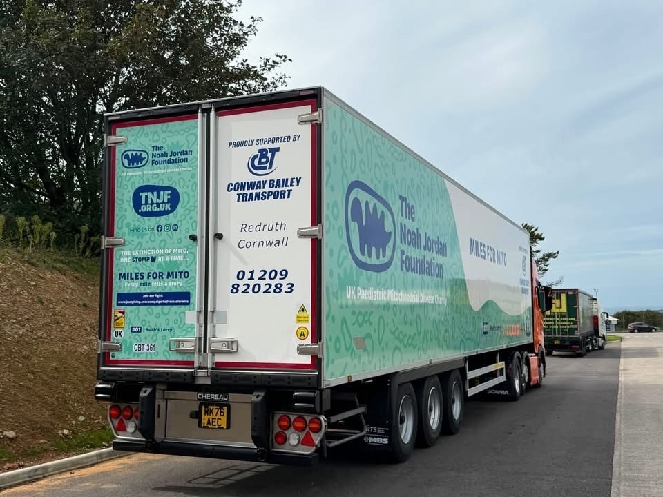 Cornish Transport Company Takes Noah&rsquo;s Legacy on the Road with &lsquo;Miles for Mito&rsquo;